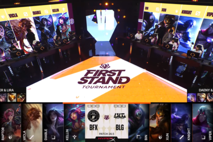 BLG vs BFX draft na pierwszej mapie