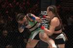 Marta Linkiewicz usadza zawodniczkę UFC