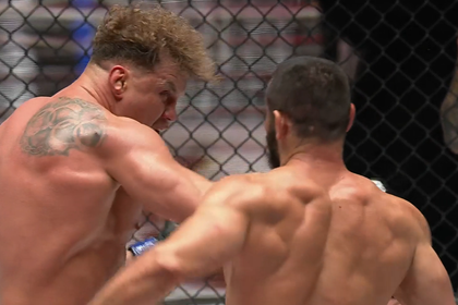 Makhmud Muradov pokonał Denisa Labrygę na Fame MMA 30. Dominacja w walce o pas wagi ciężkiej. 7 Muradov vs Labryga main event FAME MMA 30