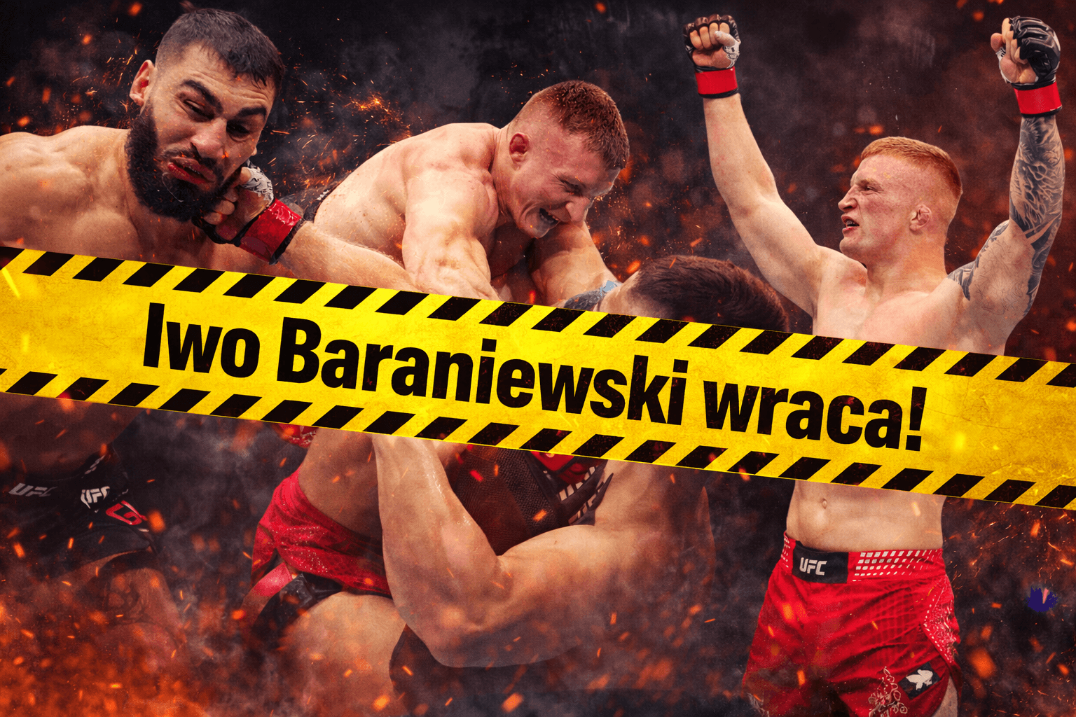 Iwo Baraniewski vs Billy Elekana. Polak wraca do UFC na najważniejszą walkę w karierze 1 Iwo Baraniewski i Billy Elekana przed walką na gali UFC Fight Night w Las Vegas