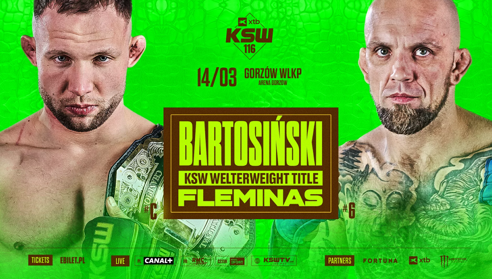 KSW 116: Bartosiński vs Fleminas - typowanie całej karty 1 KSW 116: Typowanie całej karty