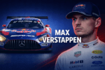 Max Verstappen z samochodem wyścigowym