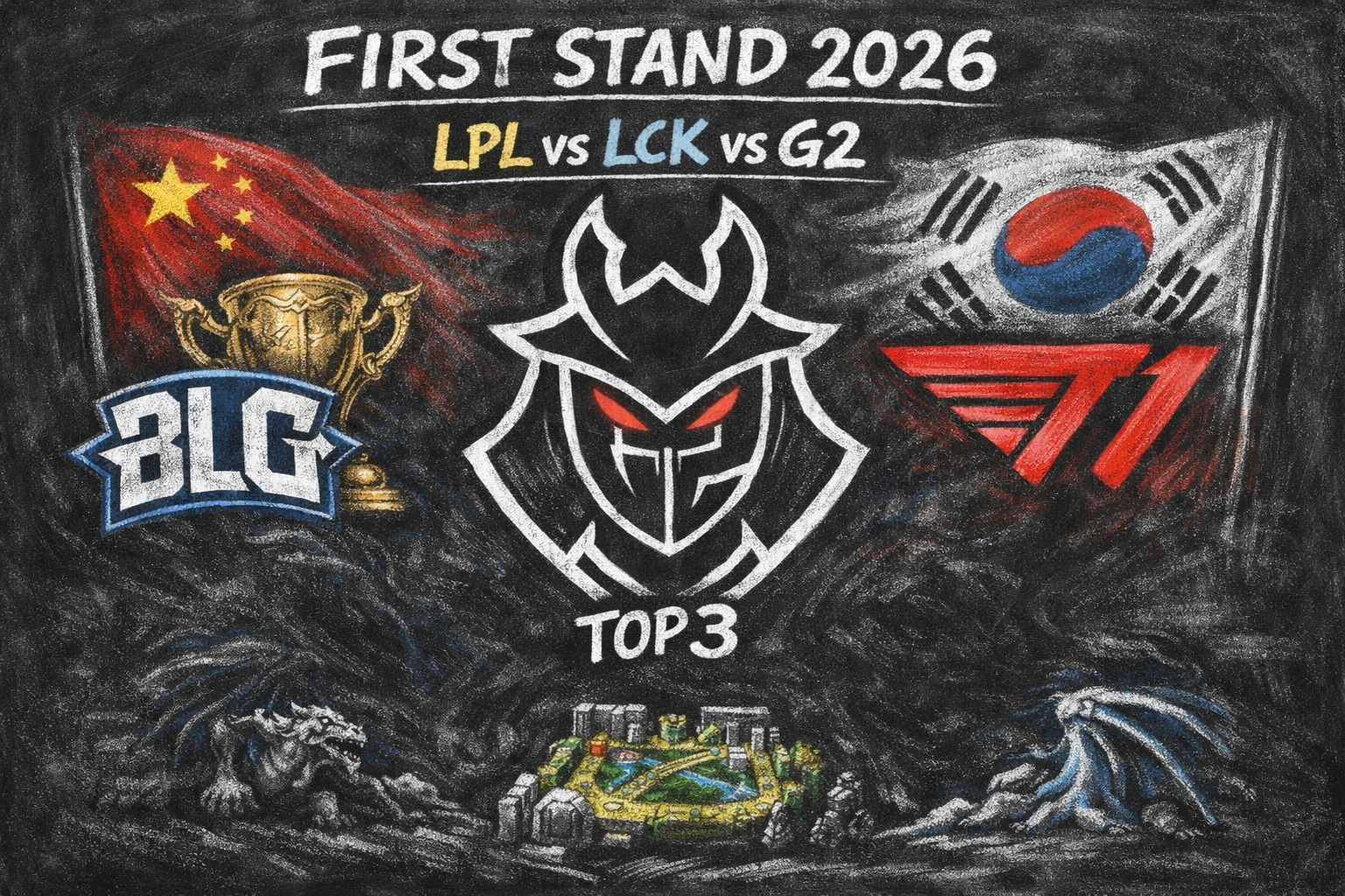 First Stand 2026: ranking LoL po turnieju. LPL naciska LCK, G2 Esports w TOP 3 1 First Stand 2026 League of Legends ranking – LPL vs LCK vs G2 Esports, najlepsze drużyny LoL 2026 po turnieju